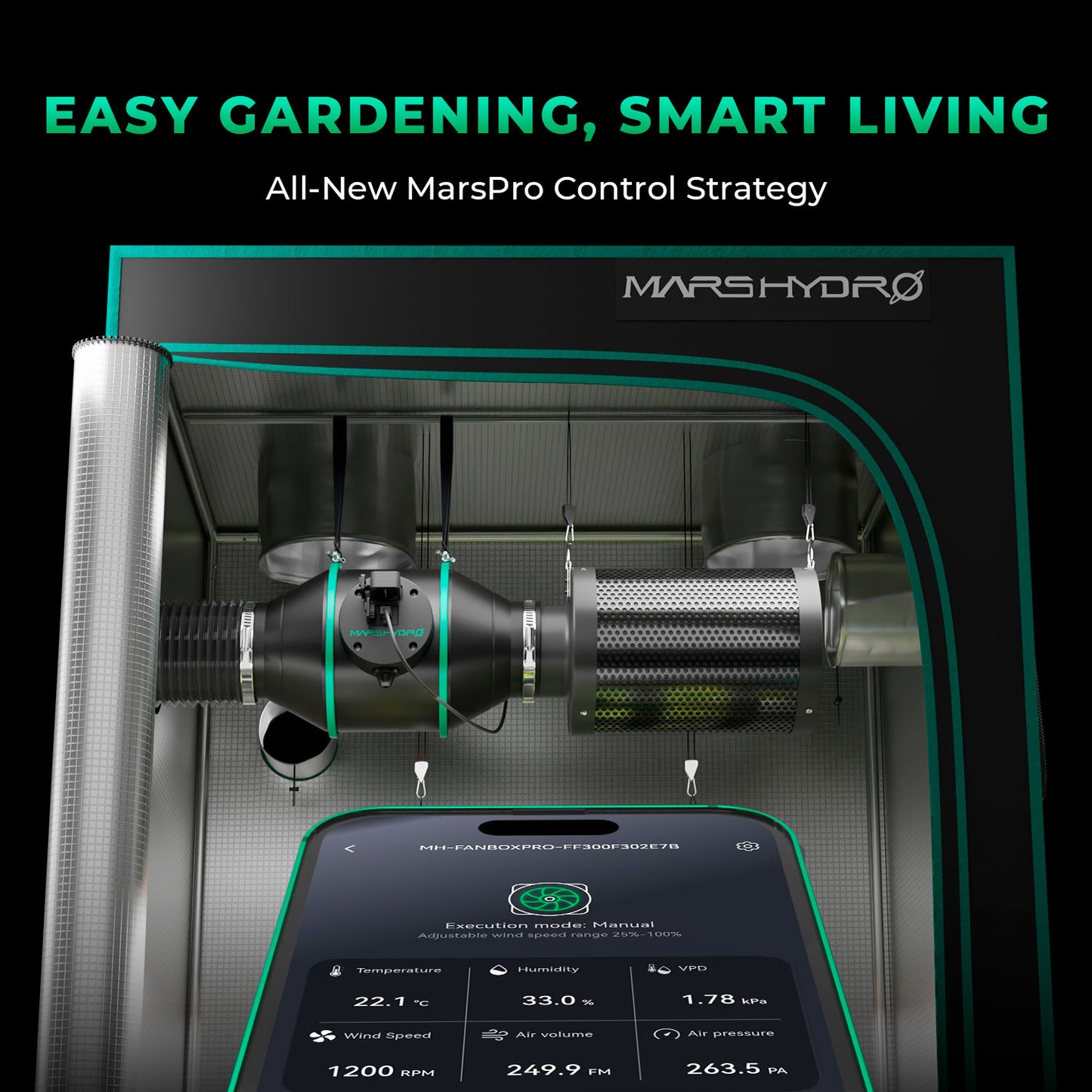 Mars Hydro iFresh Abluftset - Bavarian Cannaseur