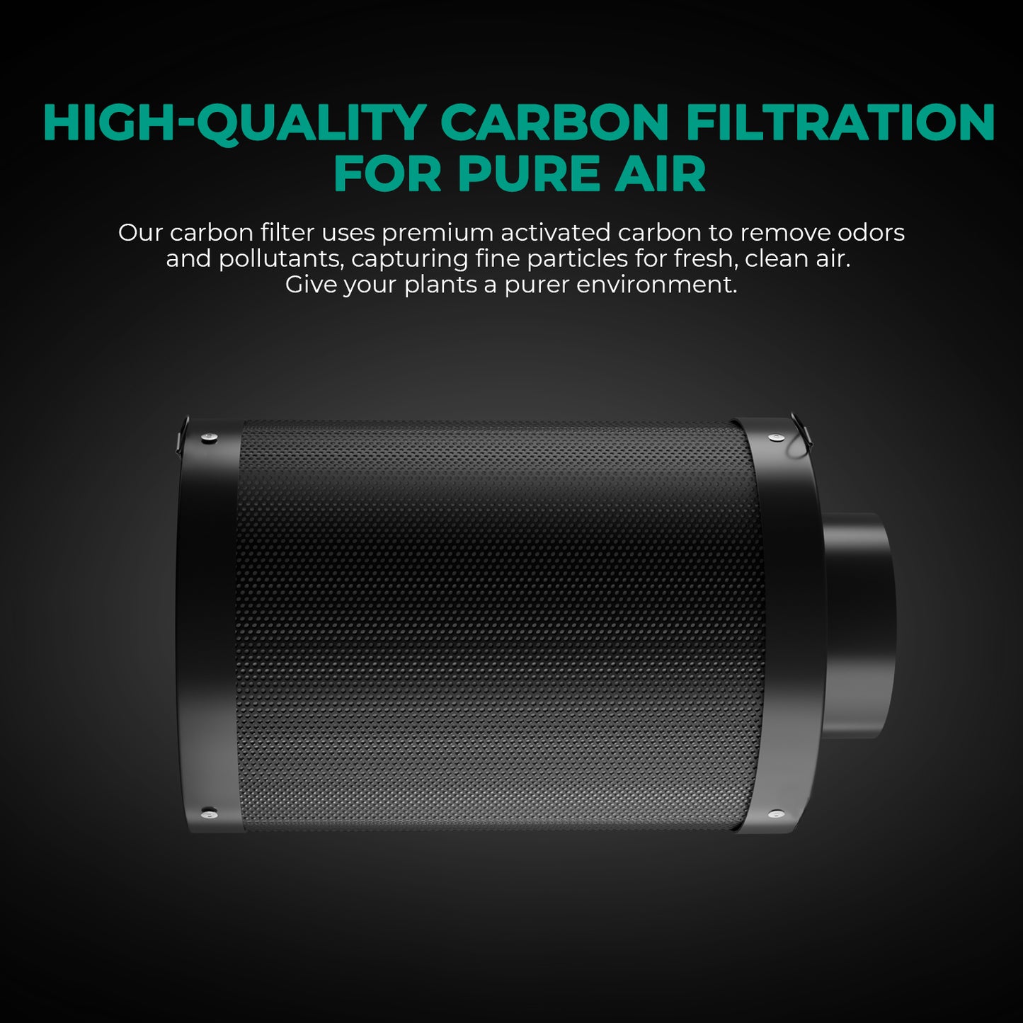MarsHydro Aktivkohlefilter – Clean Air. Clevere Entscheidung. (4″ oder 6″) - Bavarian Cannaseur