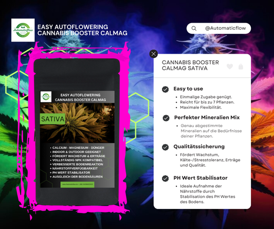 EASY AUTOFLOWERING CANNABIS BOOSTER MIX CALMAG SATIVA - Bavarian Cannaseur