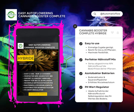 EASY AUTOFLOWERING CANNABIS BOOSTER COMPLETE MIX HYBRIDE - Bavarian Cannaseur