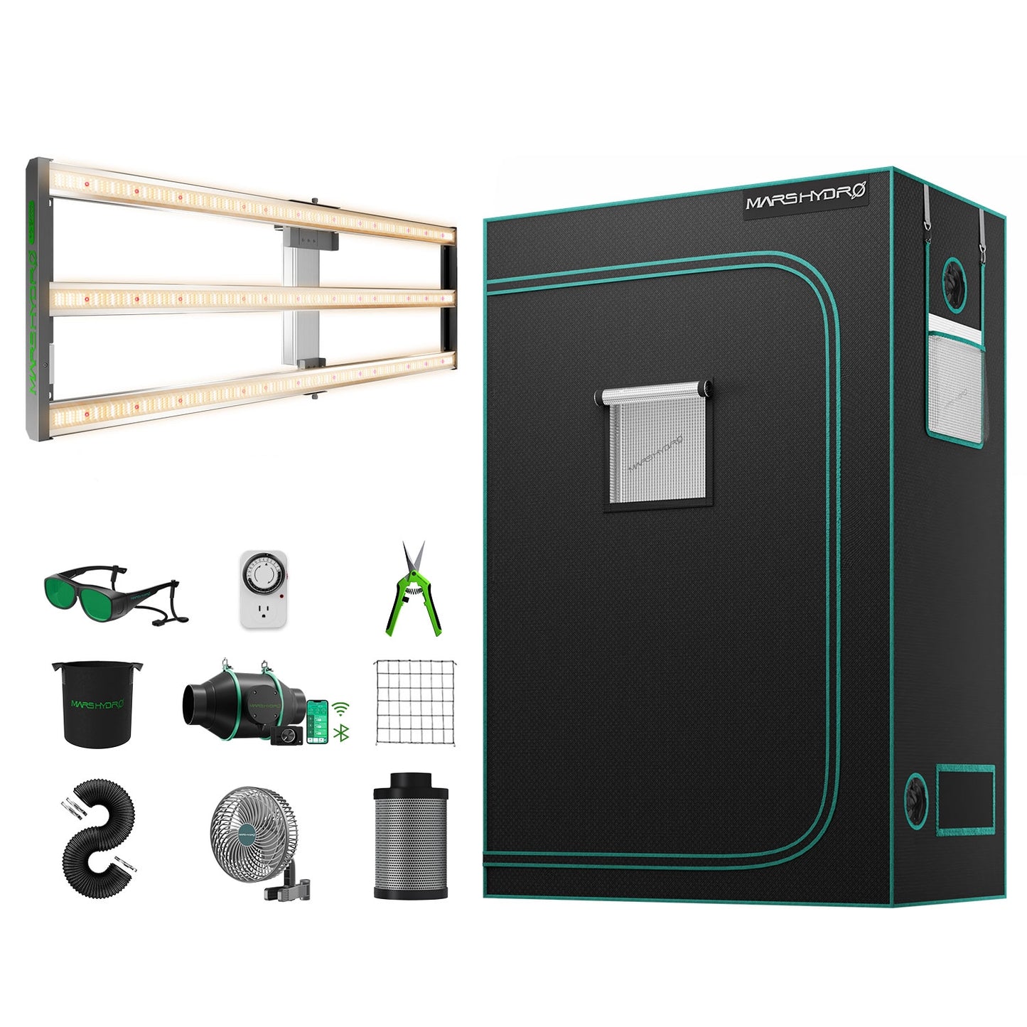 Mars Hydro Full Grow Tent Kit - Bavarian Cannaseur
