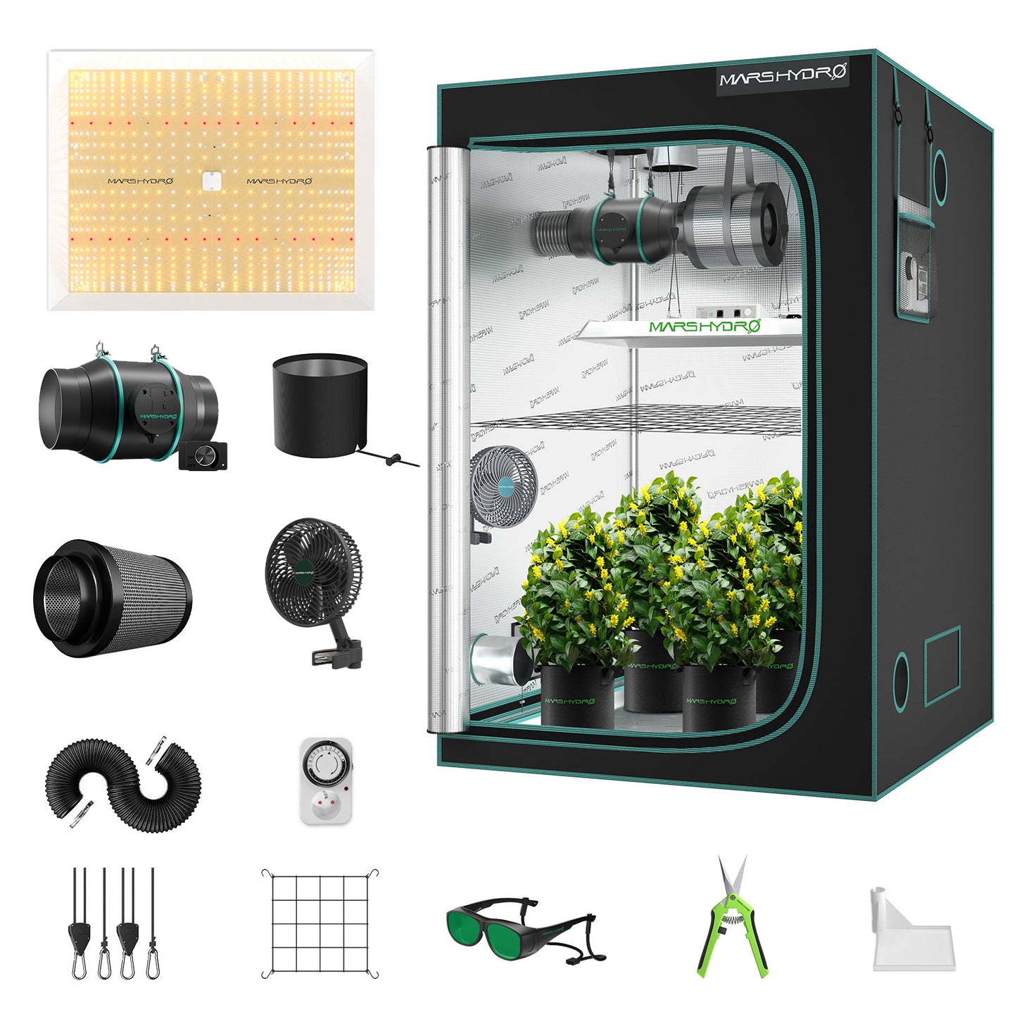 Mars Hydro Full Grow Tent Kit - Bavarian Cannaseur