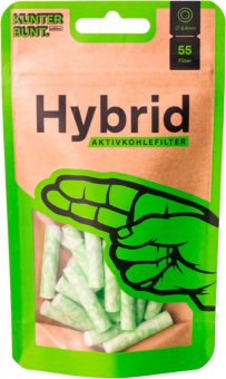 Hybrid Supreme Filters, 6,4mmØ, Lime, 55 Stück Beutel - Bavarian Cannaseur