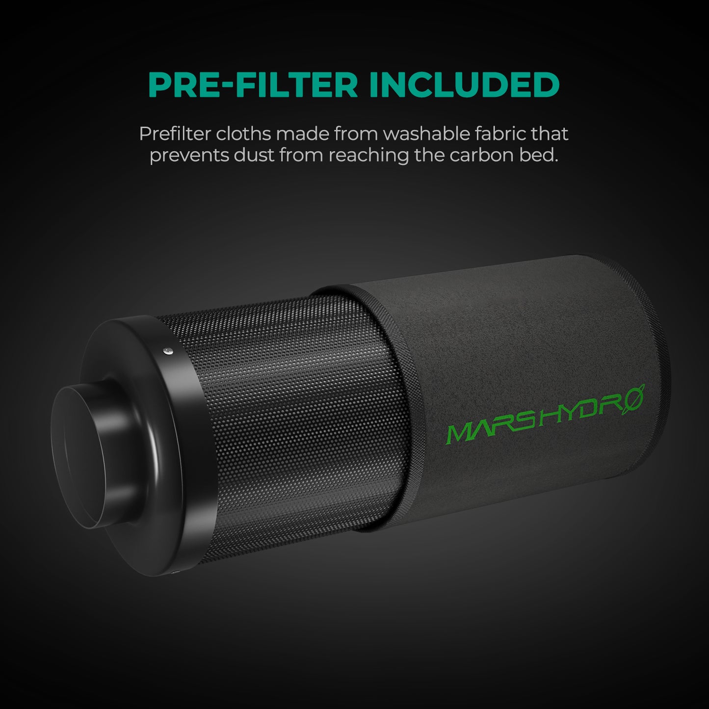 MarsHydro Aktivkohlefilter – Clean Air. Clevere Entscheidung. (4″ oder 6″) - Bavarian Cannaseur