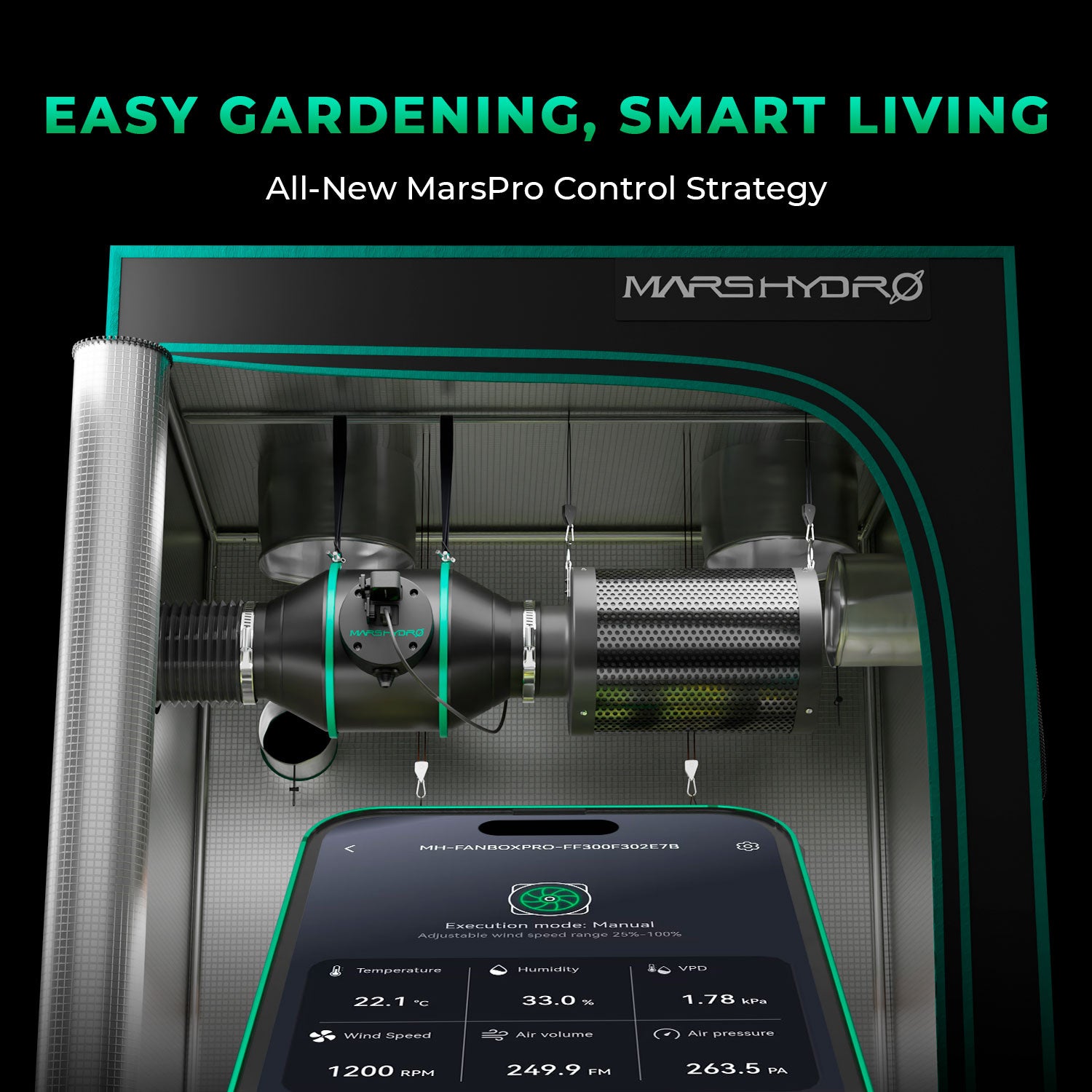 Mars Hydro iFresh Abluftset - Bavarian Cannaseur