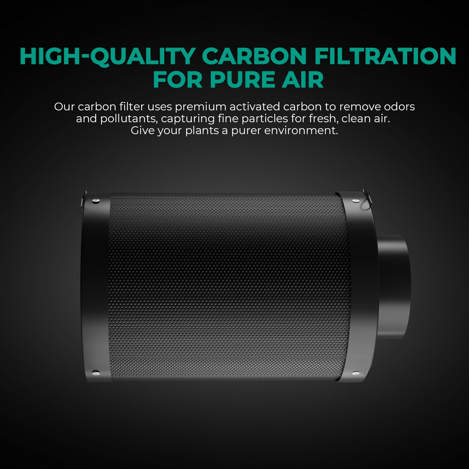 MarsHydro Aktivkohlefilter – Clean Air. Clevere Entscheidung. (4″ oder 6″) - Bavarian Cannaseur