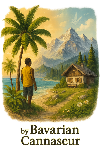 Das T Shirt im Alpen Reggae Flow Design