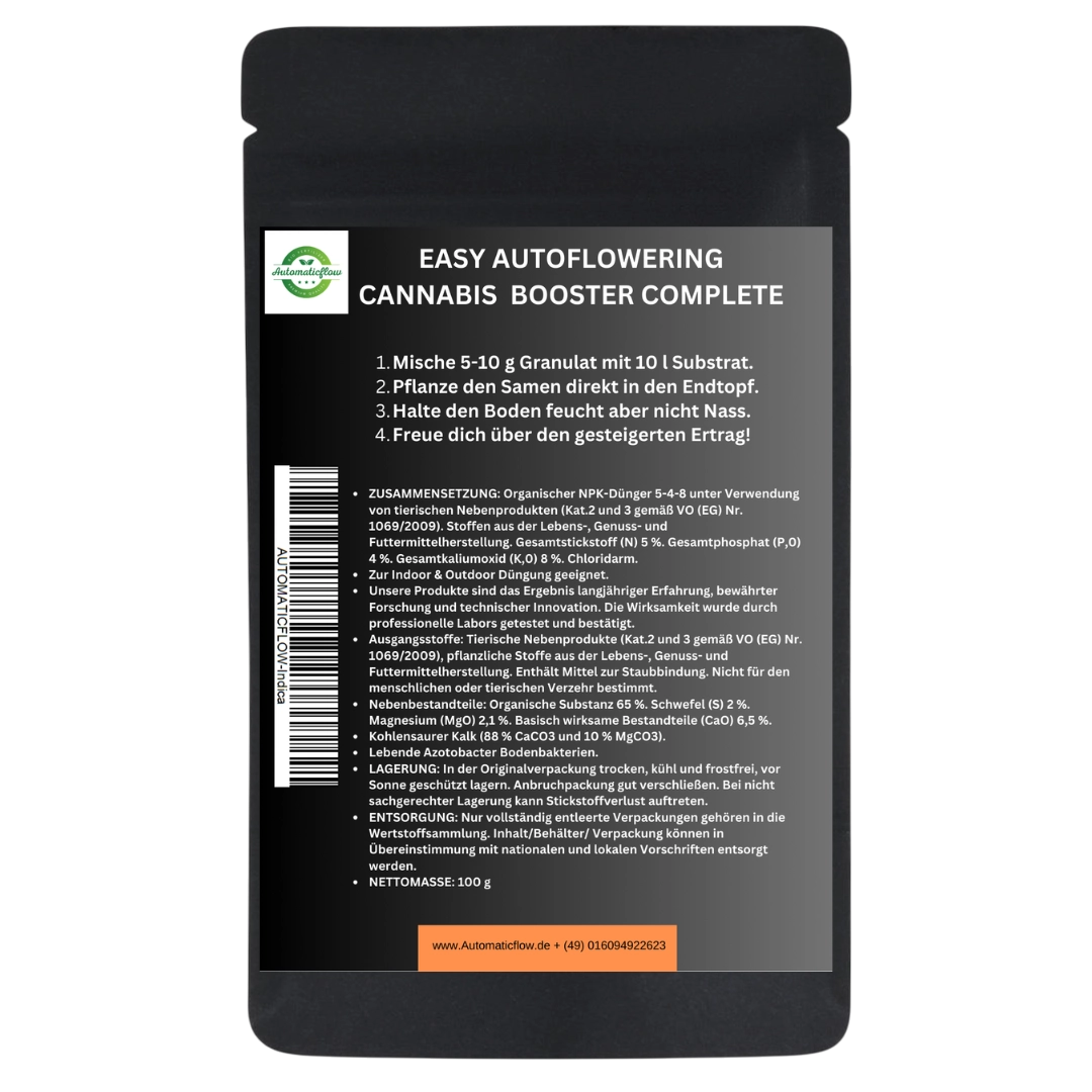 EASY AUTOFLOWERING CANNABIS BOOSTER COMPLETE MIX PACK - Bavarian Cannaseur