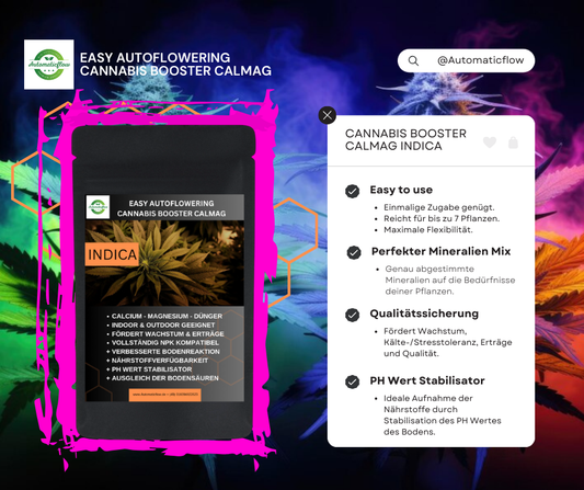 EASY AUTOMATICFLOW CANNABIS BOOSTER MIX CALMAG INDICA