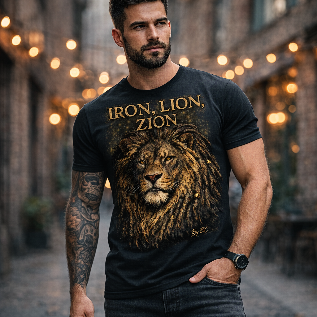 Iron Lion Zion T-Shirt – Reggae & Cannabis Lifestyle Design | Bavarian Cannaseur - Bavarian Cannaseur