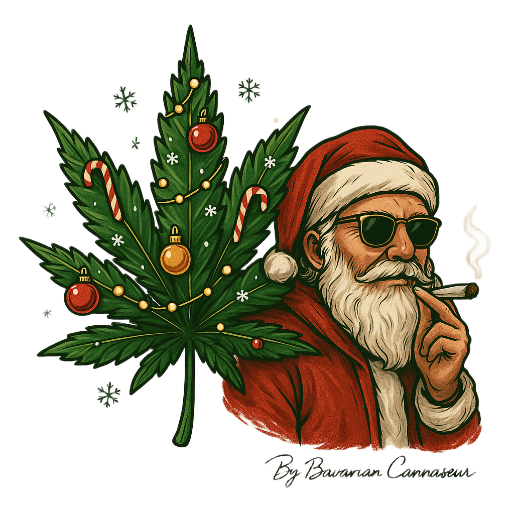 Bavarian Cannaseur – High Christmas Edition T-Shirt - Bavarian Cannaseur