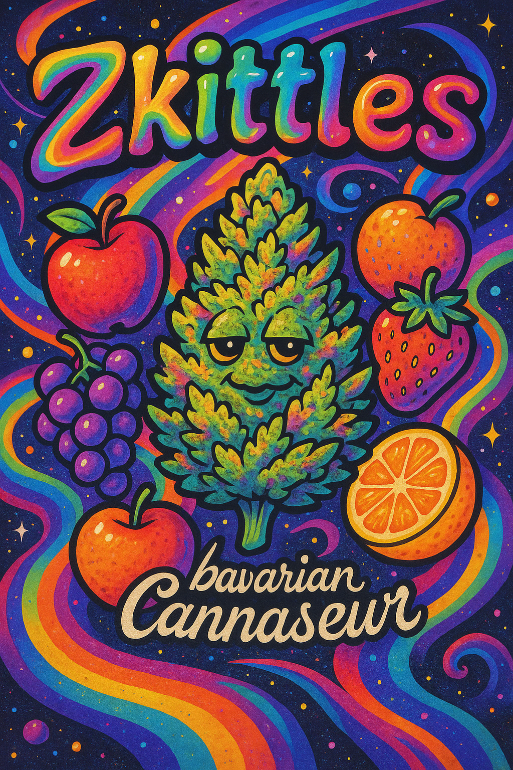 Bavarian Cannaseur – Zkittles Edition T-Shirt - Bavarian Cannaseur