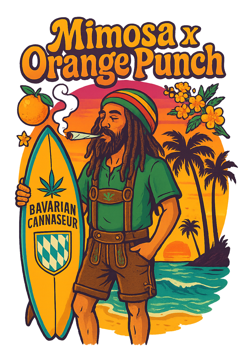 Mimosa X Orange Punch T-Shirt - Bavarian Cannaseur
