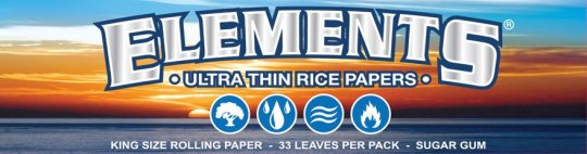 🔥 ELEMENTS King Size – Breit, Glatt, Legendär - Bavarian Cannaseur