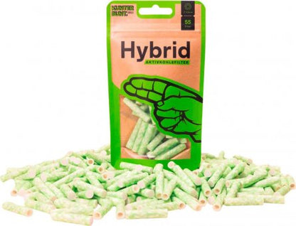 Hybrid Supreme Filters, 6,4mmØ, Lime, 55 Stück Beutel - Bavarian Cannaseur