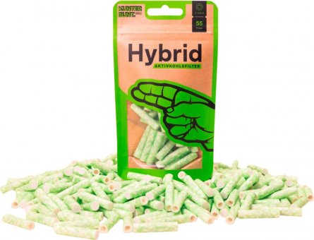 Hybrid Supreme Filters, 6,4mmØ, Lime, 55 Stück Beutel - Bavarian Cannaseur