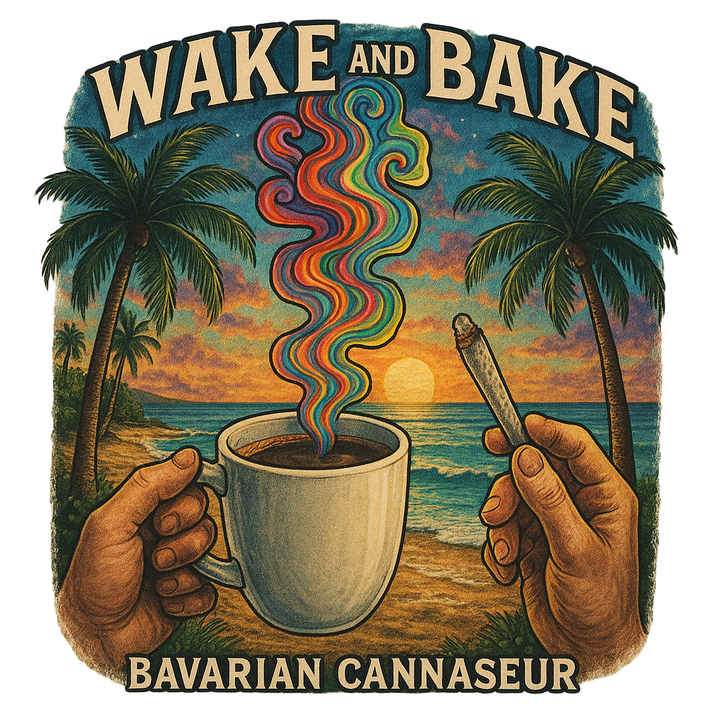 Wake and Bake T-Shirt - Bavarian Cannaseur
