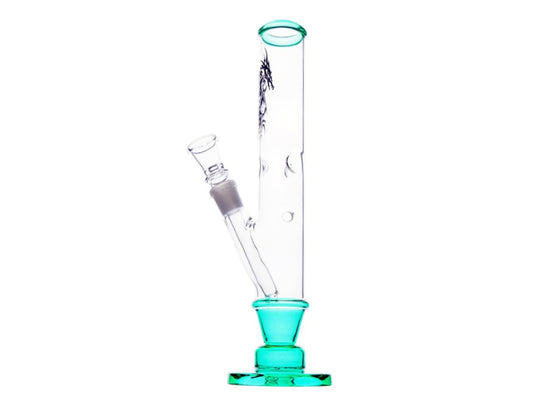 💚 Glasbong „Seegrün Klassik“ – 30 cm Power in grünem Style - Bavarian Cannaseur