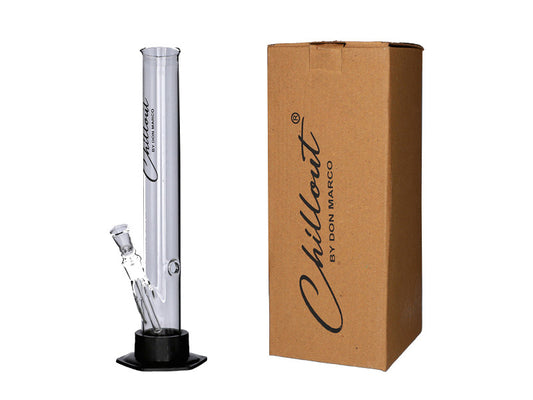 💧 Klassik Glasbong – 35 cm Power in transparentem Glas - Bavarian Cannaseur