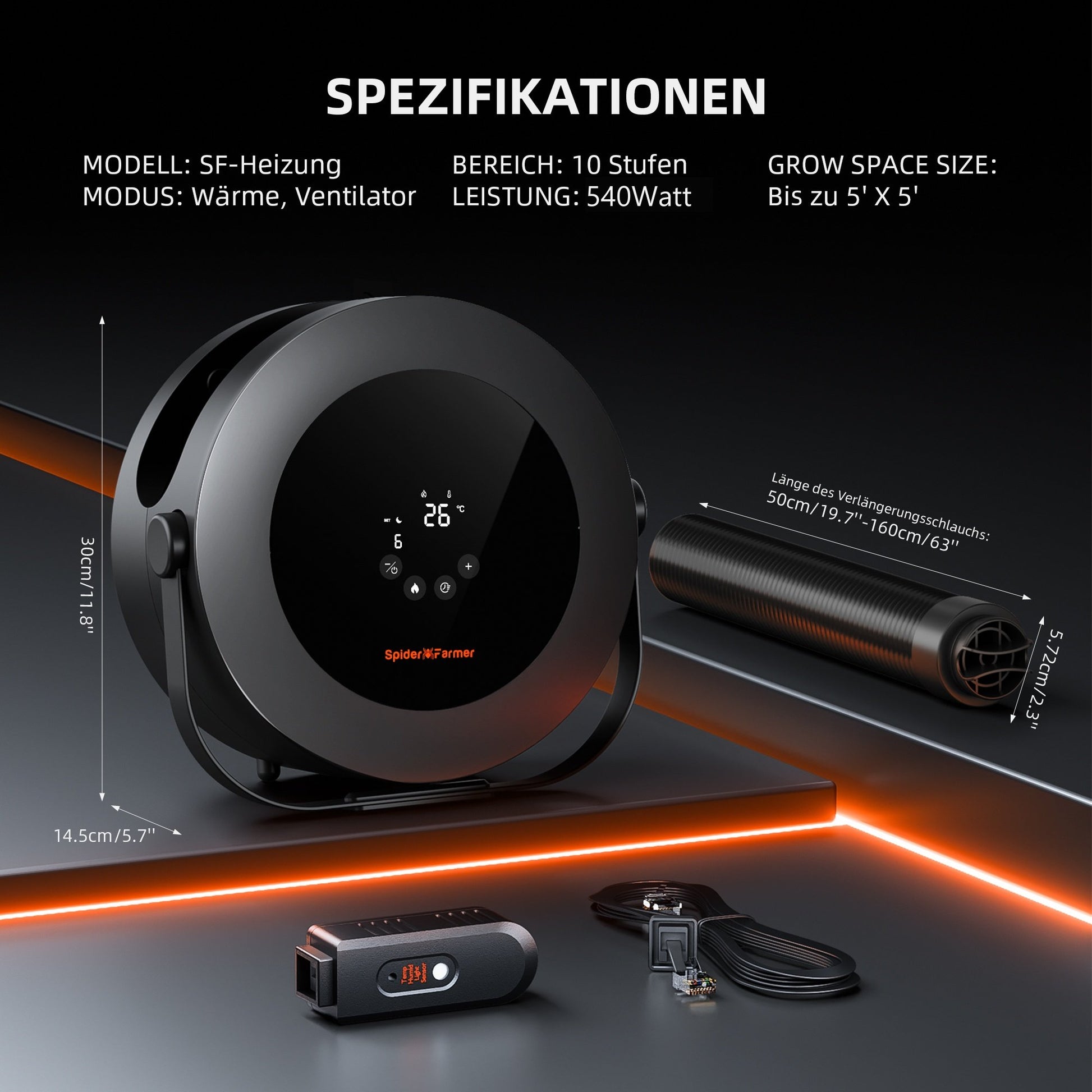 Indoor Heizung (530W) - Bavarian Cannaseur