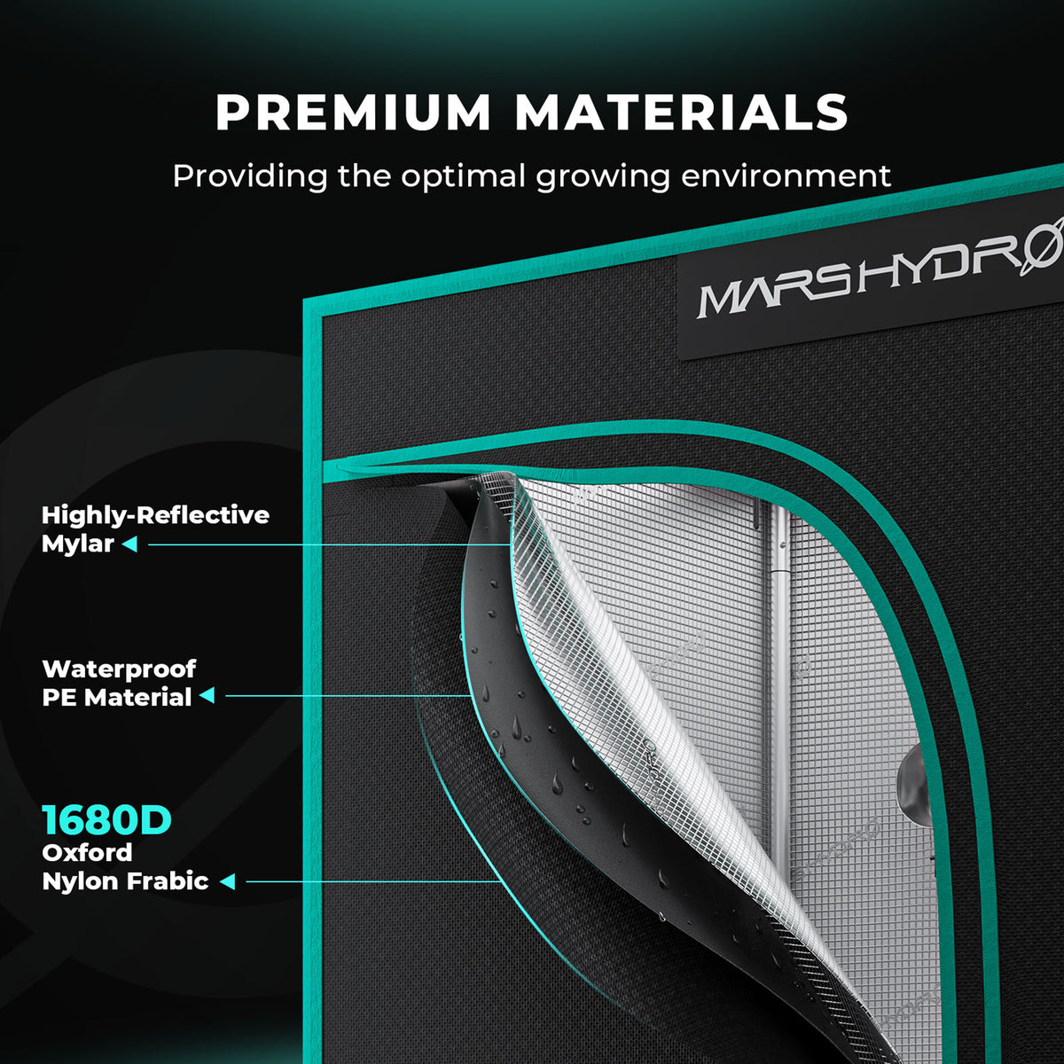 🌱 Mars Hydro Growzelte in verschiedenen Varianten - Bavarian Cannaseur