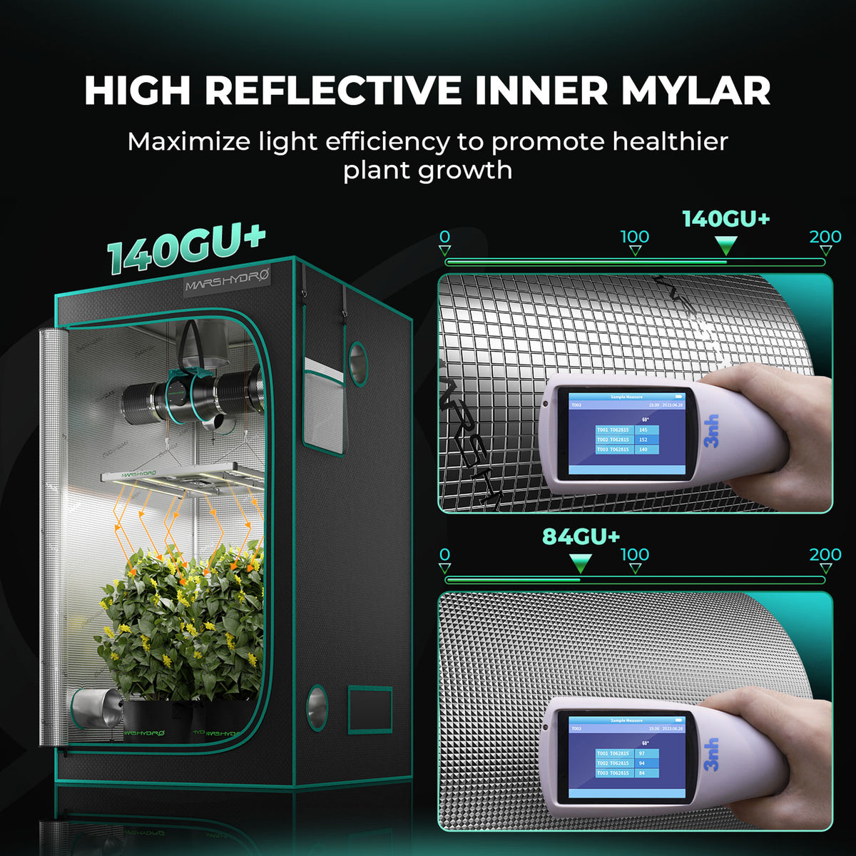 🌱 Mars Hydro Growzelte in verschiedenen Varianten - Bavarian Cannaseur