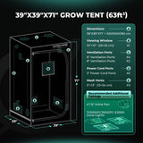 🌱 Mars Hydro Growzelte in verschiedenen Varianten - Bavarian Cannaseur
